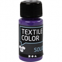 Textile Solid, dækkende, lilla, 50ml/ 1 fl.