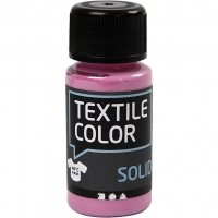 Textile Solid, dækkende, pink, 50ml/ 1 fl.