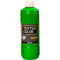 Textile Color, neon grøn, 500ml/ 1 fl.