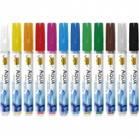 SOLO GOYA Aqua Paint Marker, ass. farver, 12stk./ 1 pk.