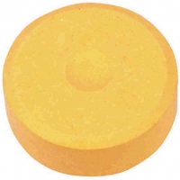 Vandfarve, H: 16 mm, diam. 44 mm, lys orange, 6stk./ 1 pk.