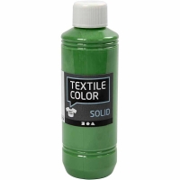 Textile Solid, dækkende, brilliantgrøn, 250ml/ 1 fl.