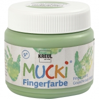 Mucki Fingermaling, grøn, 150ml/ 1 ds.