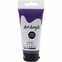Art Akrylmaling, halvblank, dækkende, violet blue, 75 ml/ 1 fl.