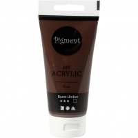 Art Akrylmaling, halvblank, dækkende, burnt umber, 75ml/ 1 fl.