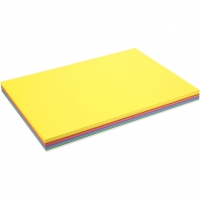 Forårskarton, A2, ark 420x594 mm, 180 g, forårsfarver, 20 ark/ 1 pk.