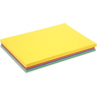 Forårskarton, A3, ark 297x420 mm, 180 g, forårsfarver, 300 ark/ 1 pk.