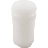 Silikoneform, Rillet cylinder med buer, H: 12,5 cm, diam. 6 cm, 1stk./ 1 pk.