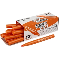 BIC Visa Color Tusch, streg 3 mm, mellem orange, 12stk./ 1 pk.