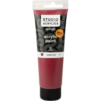 Creall Studio Akrylmaling, dækkende, madder red (11), 120ml/ 1 fl.