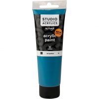 Creall Studio Akrylmaling, dækkende, turquoise (35), 120ml/ 1 fl.