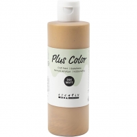 Plus Color Hobbymaling, guld, 250ml/ 1 fl.