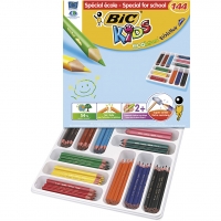 BIC Eco evolution farveblyant, mine 5 mm, ass. farver, 12stk./ 1 pk.