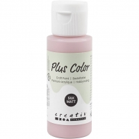 Plus Color Hobbymaling, støvet rosa, 60ml/ 1 fl.