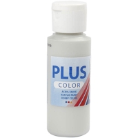 Plus Color Hobbymaling, lys grå, 60ml/ 1 fl.