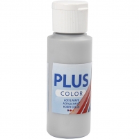 Plus Color Hobbymaling, sølv, 60ml/ 1 fl.