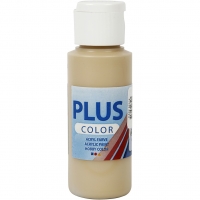 Plus Color Hobbymaling, dark beige, 60ml/ 1 fl.