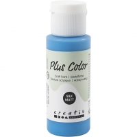 Plus Color Hobbymaling, primær blå, 60ml/ 1 fl.