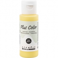 Plus Color Hobbymaling, primrose yellow, 60ml/ 1 fl.