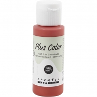 Plus Color Hobbymaling, julerød, 60ml/ 1 fl.