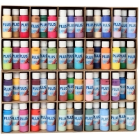 Plus Color Hobbymaling, ass. farver, 60 ml/ 1 pk.