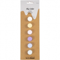 Plus Color Hobbymaling, pastelfarver, 6x5ml/ 1 pk.