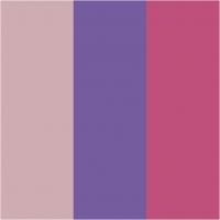 Plus Color Tusch, L: 14,5 cm, streg 1-2 mm, fuchsia, støvet rosa, dark lilac, 3stk./ 1 pk., 5,5 ml