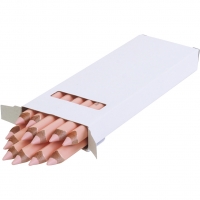 edu Kraftige Farveblyanter, tykkelse 10 mm, mine 6,25 mm, lys rosa, 12 stk./ 1 pk.