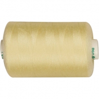 Polyester Sytr&aring;d, polyester, gul, 1000 m/ 1 rl.