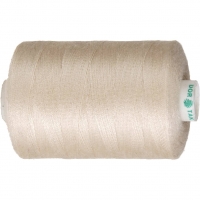 Polyester Sytr&aring;d, polyester, beige, 1000 m/ 1 rl.