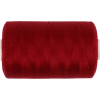 Polyester Sytr&aring;d, polyester, vinr&oslash;d, 1000 m/ 1 rl.