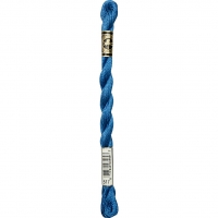 DMC perlegarn, nr. 5, bl&aring; (517), 300 m, 12x25 m/ 1 pk.