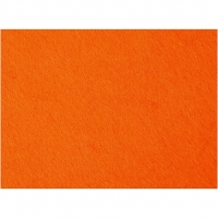 Hobbyfilt, 42x60 cm, tykkelse 3 mm, orange, 1ark/ 1 ark