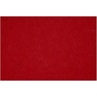 Hobbyfilt, 42x60 cm, tykkelse 3 mm, gl. rød, 1ark/ 1 ark