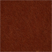 Hobbyfilt, 42x60 cm, tykkelse 3 mm, brun, 1ark/ 1 ark