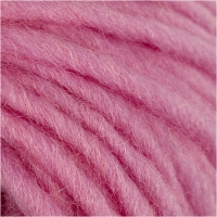 Uldgarn, L: 50 m, lys pink, 50g/ 1 ngl.