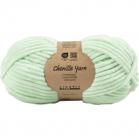 Velourgarn, L: 105 m, pind 5-6, mint gr&oslash;n, 100 g/ 1 ngl.