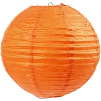 Rispapirlampe, diam. 20 cm, orange, 1stk./ 1 stk.