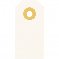 Manilam&aelig;rker, str. 3x6 cm, 250 g, creme, 30 stk./ 1 pk.