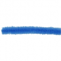 Chenille, L: 30 cm, tykkelse 15 mm, mørk blå, 15stk./ 1 pk.