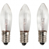 LED-pærer, H: 45 mm, diam. 15 mm, 3stk./ 1 pk.