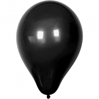 Balloner, diam. 23 cm, sort, 10stk./ 1 pk.