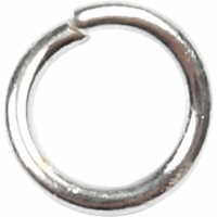 O-ring, str. 4,4 mm, tykkelse 0,7 mm, forsølvet, 500stk./ 1 pk.