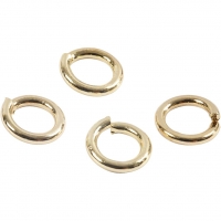 O-ring, tykkelse 0,7 mm, forgyldt, 500stk./ 1 pk.