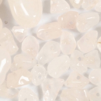 Krystalperler, Rosakvarts, diam. 7-12 mm, hulstr. 1 mm, ca. 63 stk., rosa, 63 stk./ 1 pk.