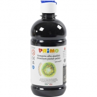 Temperamaling Mat, sort, 500 ml/ 1 fl.