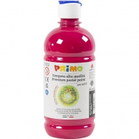 Temperamaling Mat, prim&aelig;r r&oslash;d, 500 ml/ 1 fl.