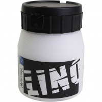 Linoleumssværte, hvid, 250 ml/ 1 ds.