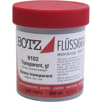 Glasur til ler, transparent, 200ml/ 1 ds.