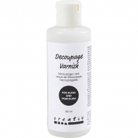 Decoupagelak, Til glas og porcel&aelig;n, 80 ml/ 1 fl.